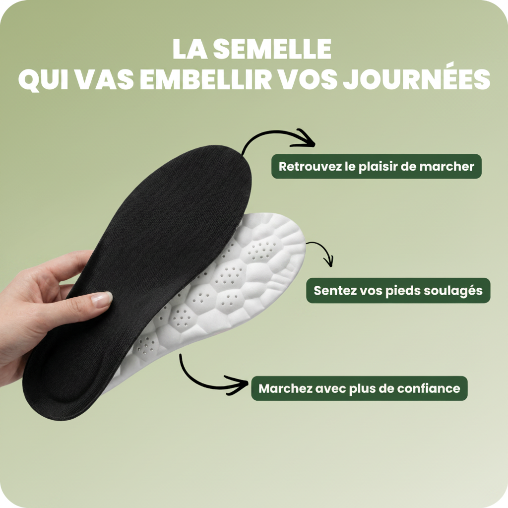 LA SEMELLE QUI VAS EMBELLIR VOS JOURNÉES